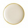 Assiettes plates rondes couleur sable Kiln Olympia 178mm lot de 6  FA025 Olympia