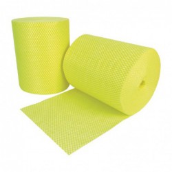 Rouleaux de chiffons de nettoyage antibactériens EcoTech Envirolite Super jaunes (lot de 2 x 500) FA206 EcoTech