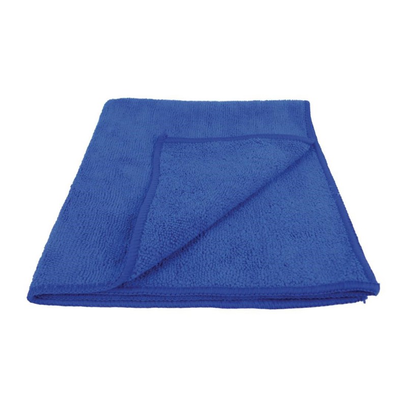 Chiffons microfibres EcoTech bleus (lot de 10) FA216 EcoTech Chiffons microfibres EcoTech bleus (lot de 10) FA216 EcoTech