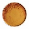 Assiettes plates bord droit terre de sienne Olympia Canvas 25 cm  (Lot de 6) FA308 Olympia