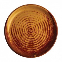Assiettes plates terre de sienne Olympia Canvas 18 cm  (Lot de 6) FA309 Olympia