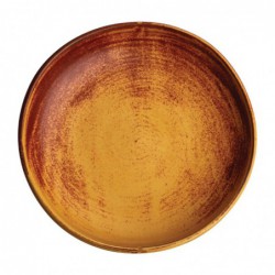 Assiettes creuses calottes terre de sienne Olympia Canvas 23 cm FA313 Olympia