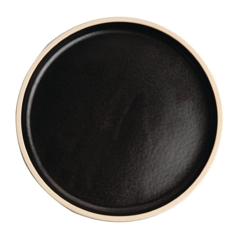 Assiettes plates bord droit noir mat Olympia Canvas 18 cm (Lot de 6) FA314 Olympia Assiettes plates bord droit noir mat Olympia Canvas 18 cm (Lot de 6) FA314 Olympia