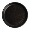 Assiettes plates noir mat Olympia Canvas 18 cm  (Lot de 6) FA316 Olympia