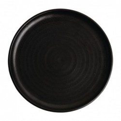 Assiettes plates noir mat  Olympia Canvas 26