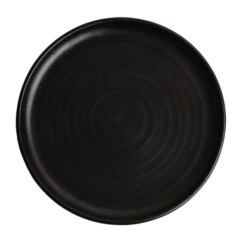 Assiettes plates noir mat Olympia Canvas 26 Assiettes plates noir mat Olympia Canvas 26