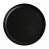 Assiettes plates noir mat  Olympia Canvas 26