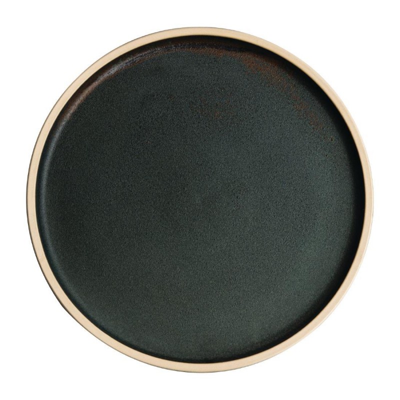 Assiettes plates bord droit vert bronze Olympia Canvas 25 cm (Lot de 6) FA322 Olympia Assiettes plates bord droit vert bronze Olympia Canvas 25 cm (Lot de 6) FA322 Olympia