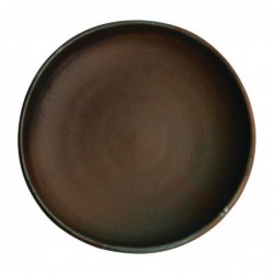 Assiettes creuses calottes vert bronze Olympia Canvas 23 cm  FA327 Olympia