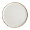 Assiettes plates bord droit blanc Murano Olympia Canvas 18 cm (Lot de 6) FA328 Olympia