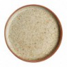 Assiettes plates bord droit beige moucheté Olympia Canvas 18 cm  (Lot de 6) FA335 Olympia