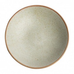 Assiettes creuses beige moucheté Olympia Canvas 20 cm  (Lot de 6) FA340 Olympia