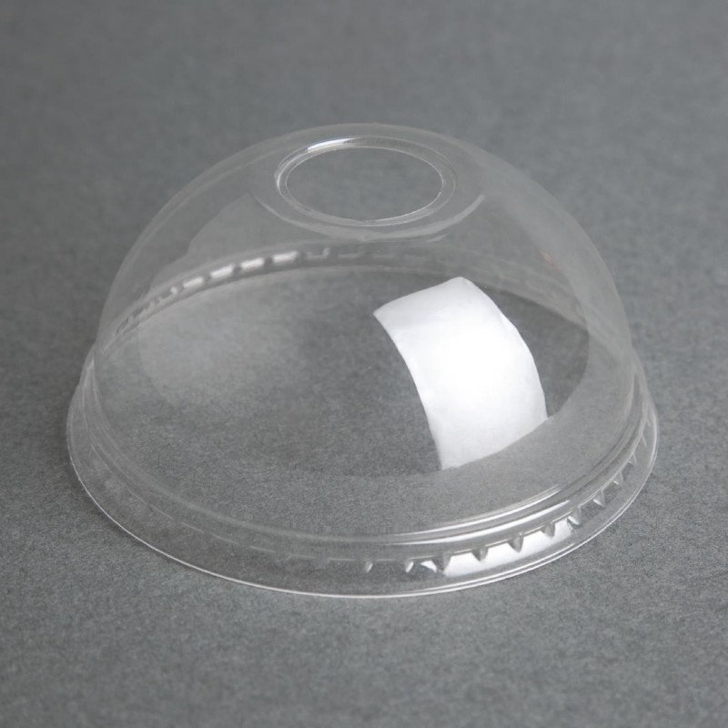 Couvercles dôme compostables en PLA Fiesta Compostable pour gobelets 340/454/568ml (Lot de 1000) FA345 Fiesta Couvercles dôme compostables en PLA Fiesta Compostable pour gobelets 340/454/568ml (Lot de 1000) FA345 Fiesta
