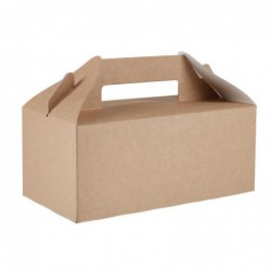 Petites boîtes à emporter kraft recyclables Colpac (lot de 125) FA361 Colpac