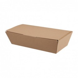 Boîtes alimentaires kraft compostables Colpac 250mm (lot de 150) FA363 Colpac