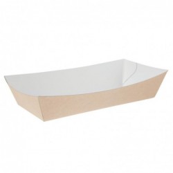 Barquettes alimentaires moyennes kraft compostables Colpac (lot de 250) FA364 Colpac