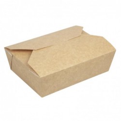 Boîtes kraft micro-ondables recyclables Colpac 1950ml (lot de 200) FA365 Colpac