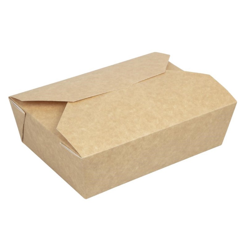 Boîtes kraft micro-ondables recyclables Colpac 1950ml (lot de 200) FA365 Colpac Boîtes kraft micro-ondables recyclables Colpac 1950ml (lot de 200) FA365 Colpac