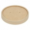Couvercles pour bols à soupe kraft micro-ondables recyclables Colpac 225ml et 350ml (lot de 500) FA367 Colpac