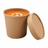 Bols à soupe kraft micro-ondables recyclables Colpac 350ml (lot de 500) FA369 Colpac