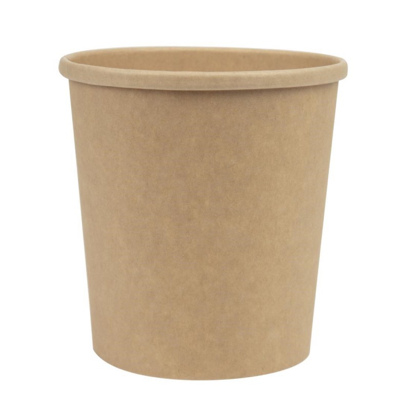 Bols à soupe kraft micro-ondables recyclables Colpac 450ml (lot de 500) FA370 Colpac Bols à soupe kraft micro-ondables recyclables Colpac 450ml (lot de 500) FA370 Colpac
