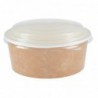 Pots alimentaires kraft recyclables avec couvercles Colpac 700ml (lot de 150) FA373 Colpac