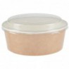 Pots alimentaires kraft recyclables avec couvercles Colpac 1300ml (lot de 150) FA374 Colpac