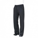 Pantalon de cuisine mixte Baggy Chef Works noir L B187-L Chef Works