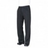 Pantalon de cuisine mixte Baggy Chef Works noir L B187-L Chef Works