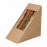 Boîtes sandwich kraft compostables avec fenêtre acétate Colpac Zest (lot de 500) FA390 Colpac