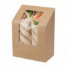 Boîtes à tortilla kraft compostables avec fenêtre acétate Colpac Zest (lot de 500) FA391 Colpac