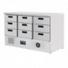 Table réfrigérée positive 9 tiroirs Polar série G 368L FA441 Polar
