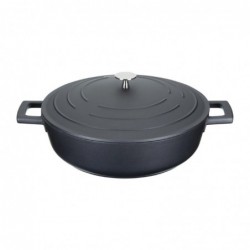 Cocotte peu profonde en fonte d'aluminium Masterclass 4L FA866 Sans Marque