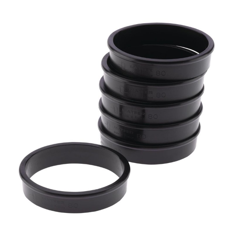 Cercles à tarte Exoglass Matfer Bourgeat 80 mm (lot de 6) FA984 Matfer Bourgeat Cercles à tarte Exoglass Matfer Bourgeat 80 mm (lot de 6) FA984 Matfer Bourgeat
