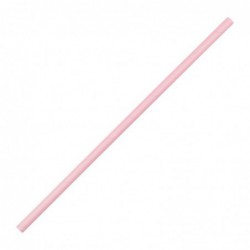 Pailles compostables en papier roses Fiesta Compostable (lot de 250) FB139 Fiesta Compostable