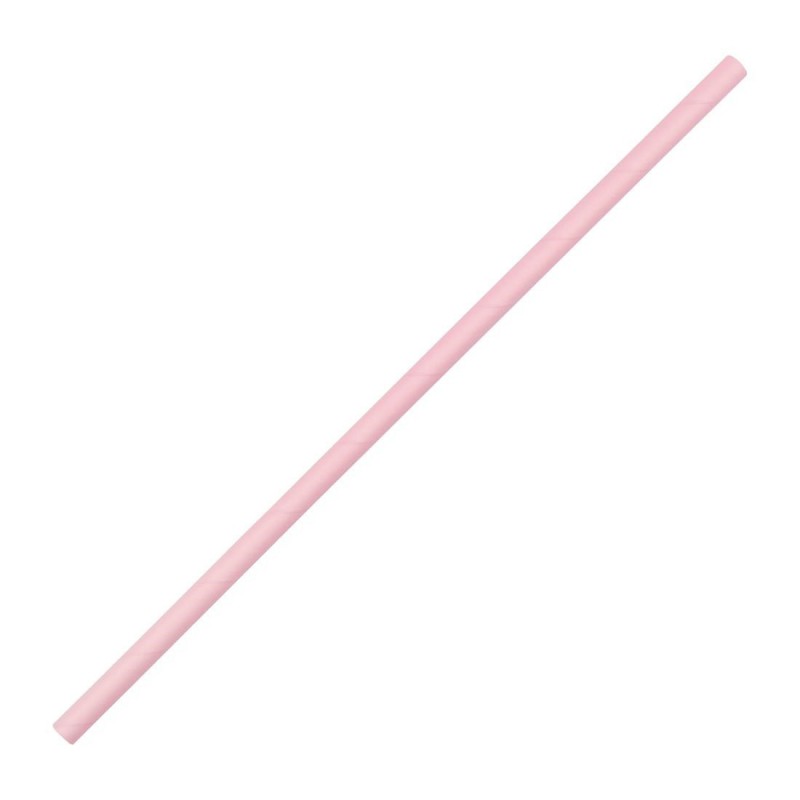 Pailles compostables en papier roses Fiesta Compostable (lot de 250) FB139 Fiesta Compostable Pailles compostables en papier roses Fiesta Compostable (lot de 250) FB139 Fiesta Compostable