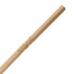 Pailles en papier flexibles compostables Fiesta Compostable kraft (lot de 250) FB141 Fiesta Compostable