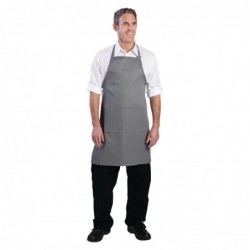 Tablier bavette Chef Works gris B192 Chef Works