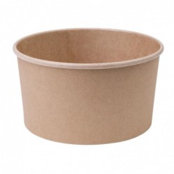 Bols salade kraft ronds Fiesta Compostable 1 L (Lot de 300) FB198 Fiesta