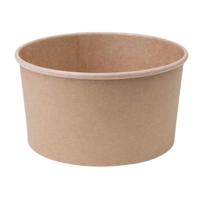 Bols salade kraft ronds Fiesta Compostable 1 L (Lot de 300) FB198 Fiesta Bols salade kraft ronds Fiesta Compostable 1 L (Lot de 300) FB198 Fiesta