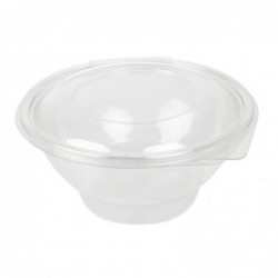Bols à salade recyclables avec couvercle Contour Faerch 1000ml (lot de 200) FB370 Faerch