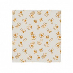 Feuilles d'emballage alimentaire à la cire d'abeille Nuts taille S (lot de 10) FB427 Sans Marque