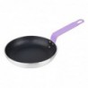 Poêle aluminium antiadhésive Teflon Platinum Plus Hygiplas avec manche violet 200mm FB476 Hygiplas