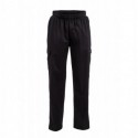 Pantalon de cuisine mixte Chef Works Slim Fit Cargo noir XXL B222-XXL Chef Works