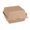 Petites boîtes hamburger compostables kraft Fiesta Compostable 105mm (lot de 200) FB664 Fiesta Compostable