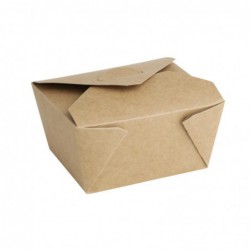 Boîtes alimentaires en carton compostables Fiesta Compostable 600ml (lot de 200) FB673 Fiesta Compostable