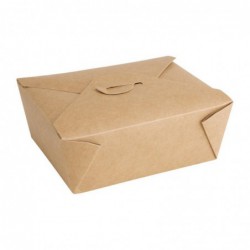 Boîtes alimentaires en carton compostables Fiesta Compostable 1200 ml (lot de 200) FB674 Fiesta
