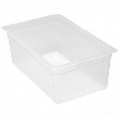 Bac en polypropylène translucide Cambro GN 1/1 profondeur 200mm FB844 Cambro
