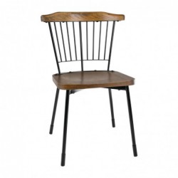 Chaises Scandi Bolero noires (lot de 2) FB871 Bolero