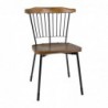 Chaises Scandi Bolero noires (lot de 2) FB871 Bolero
